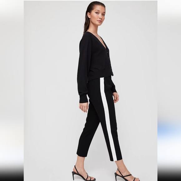 Babaton Conan Pant Black White Stripe Size 0 - Picture 2 of 13